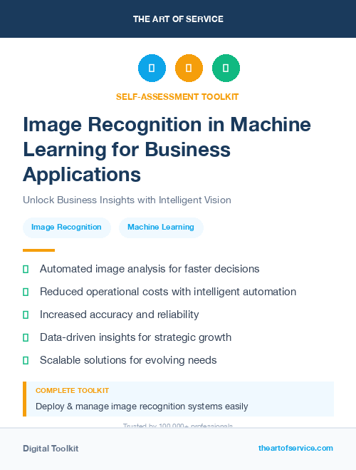 Image Recognition in Machine Learning for Business Applications