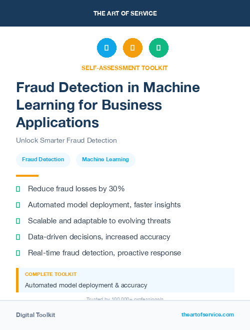 Fraud Detection in Machine Learning for Business Applications