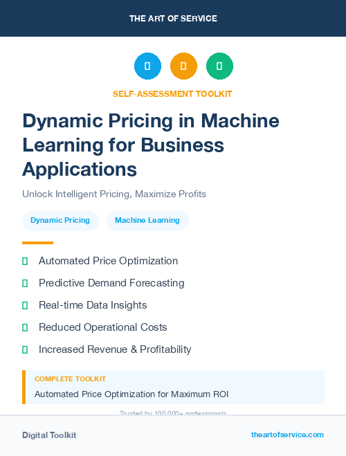 Dynamic Pricing in Machine Learning for Business Applications