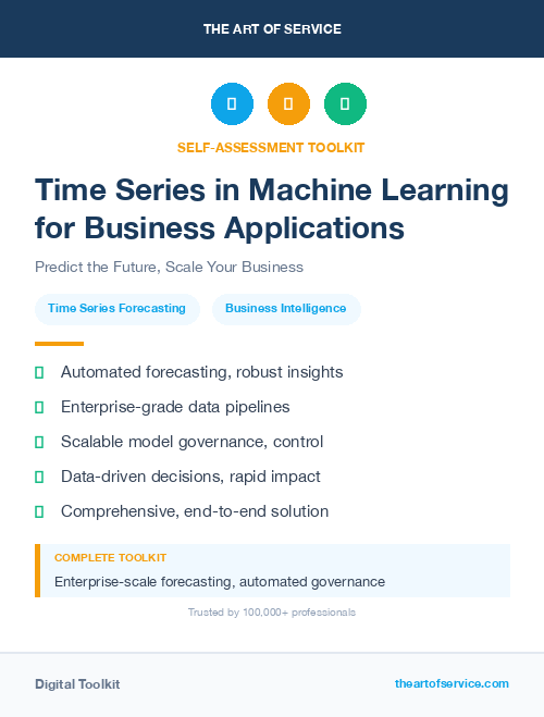 Time Series in Machine Learning for Business Applications
