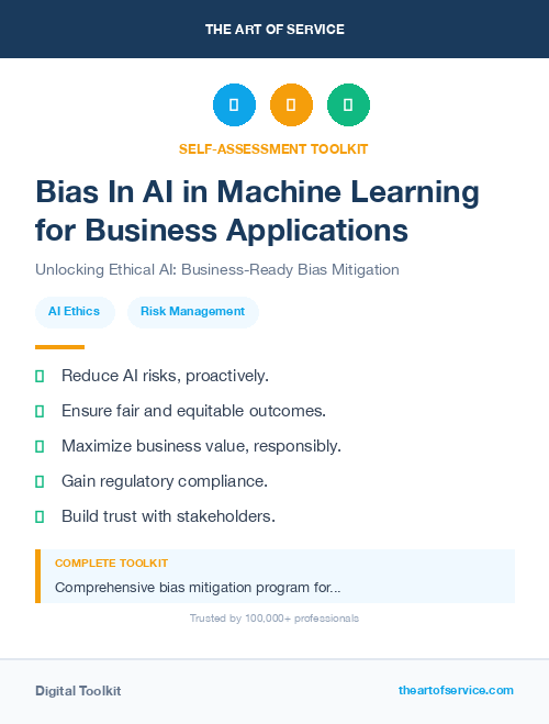 Bias In AI in Machine Learning for Business Applications