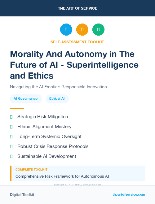 Morality And Autonomy in The Future of AI - Superintelligence and Ethics