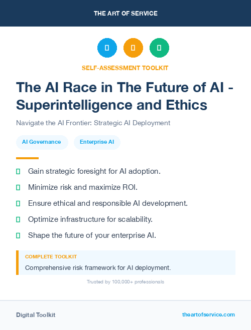 The AI Race in The Future of AI - Superintelligence and Ethics