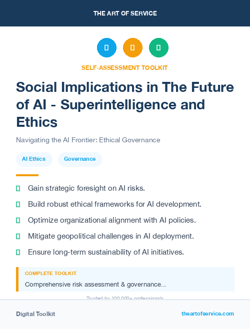 Social Implications in The Future of AI - Superintelligence and Ethics