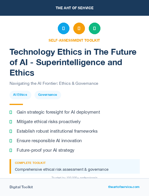 Technology Ethics in The Future of AI - Superintelligence and Ethics