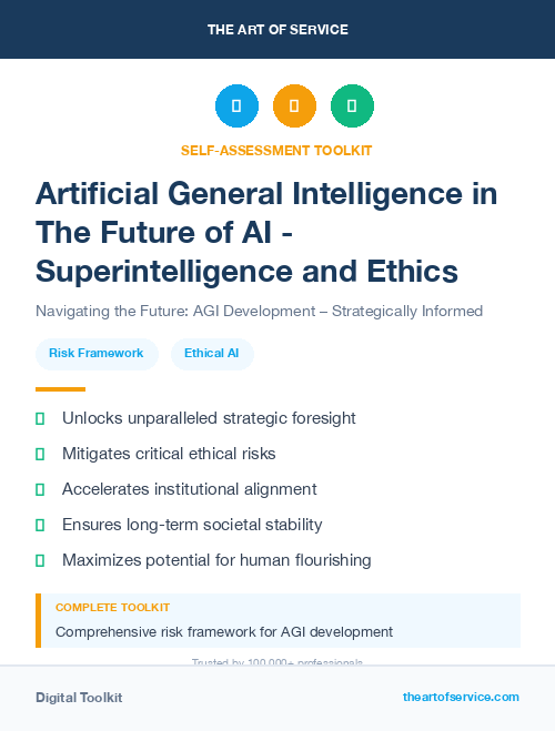 Artificial General Intelligence in The Future of AI - Superintelligence and Ethics