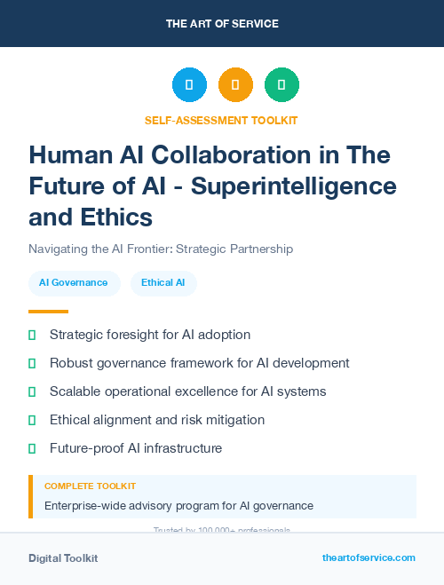 Human AI Collaboration in The Future of AI - Superintelligence and Ethics