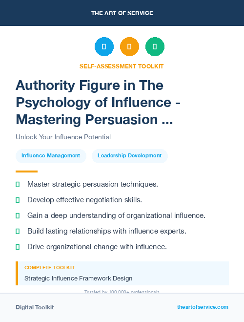 Authority Figure in The Psychology of Influence - Mastering Persuasion and Negotiation