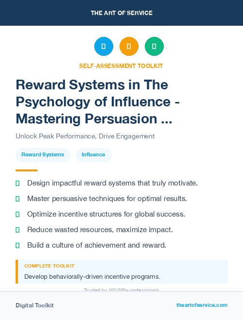 Reward Systems in The Psychology of Influence - Mastering Persuasion and Negotiation
