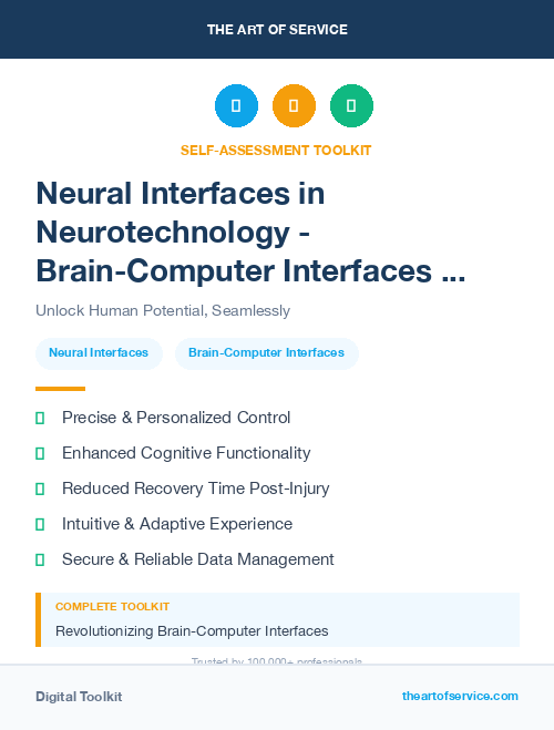 Neural Interfaces in Neurotechnology - Brain-Computer Interfaces and Beyond