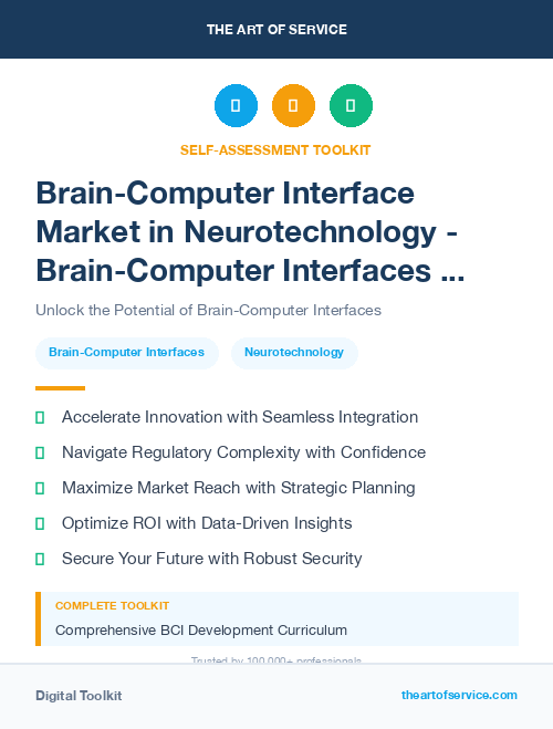 Brain-Computer Interface Market in Neurotechnology - Brain-Computer Interfaces and Beyond