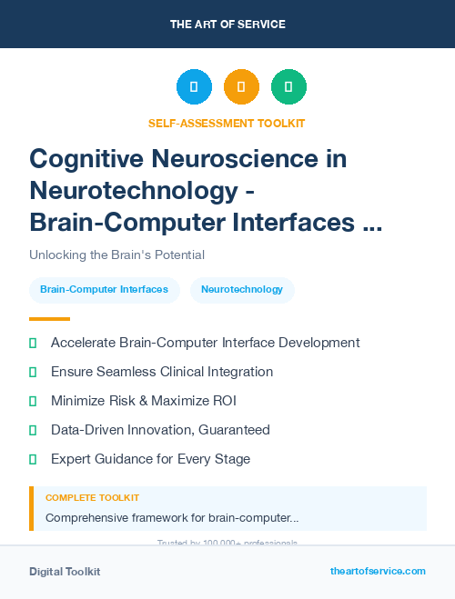 Cognitive Neuroscience in Neurotechnology - Brain-Computer Interfaces and Beyond