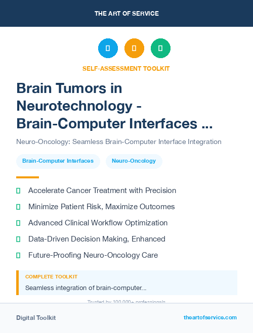 Brain Tumors in Neurotechnology - Brain-Computer Interfaces and Beyond