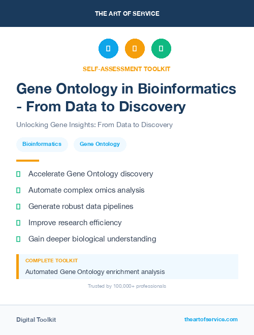Gene Ontology in Bioinformatics - From Data to Discovery