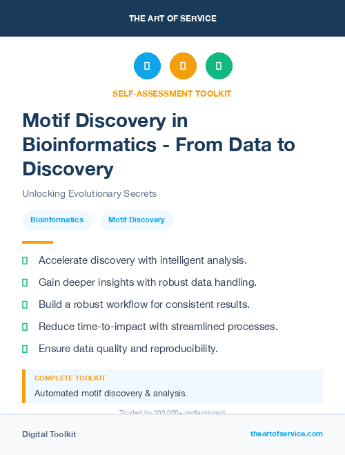 Motif Discovery in Bioinformatics - From Data to Discovery