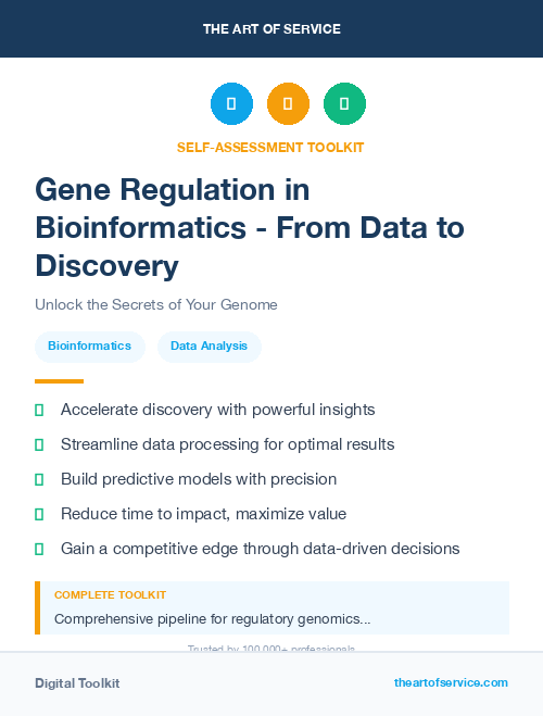 Gene Regulation in Bioinformatics - From Data to Discovery