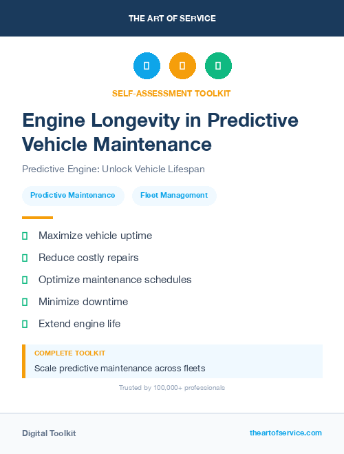 Engine Longevity in Predictive Vehicle Maintenance