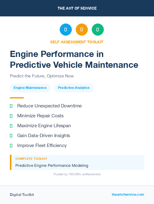 Engine Performance in Predictive Vehicle Maintenance
