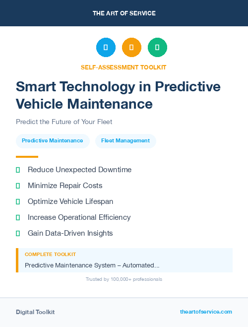 Smart Technology in Predictive Vehicle Maintenance