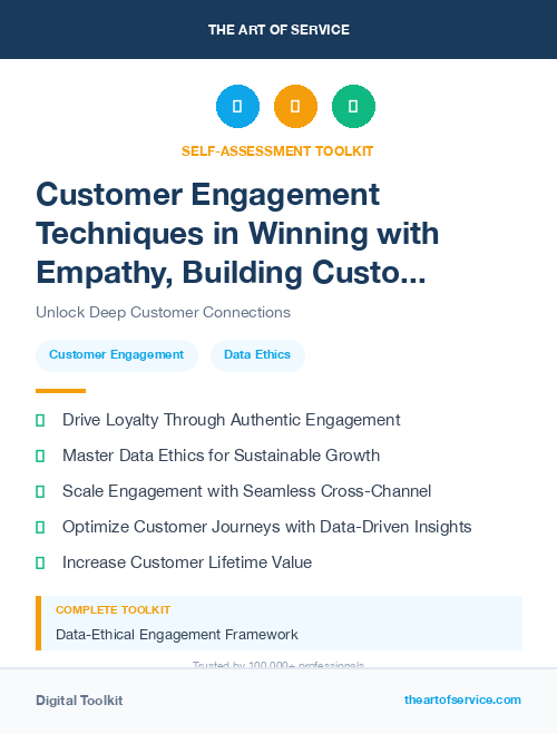 Customer Engagement Techniques in Winning with Empathy, Building Customer Relationships in the Age of Social Media