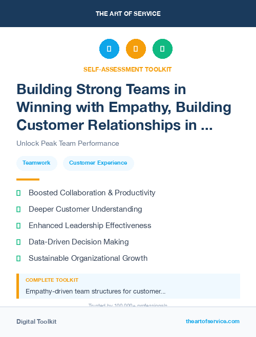 Building Strong Teams in Winning with Empathy, Building Customer Relationships in the Age of Social Media