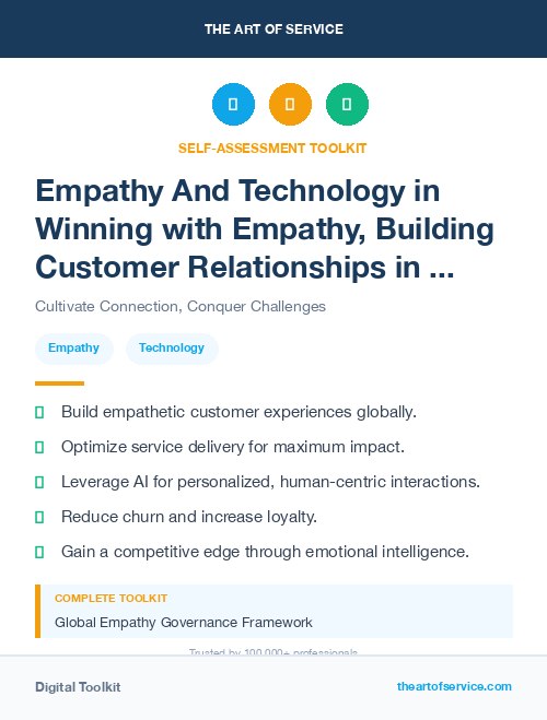Empathy And Technology in Winning with Empathy, Building Customer Relationships in the Age of Social Media