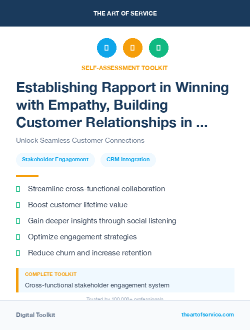 Establishing Rapport in Winning with Empathy, Building Customer Relationships in the Age of Social Media