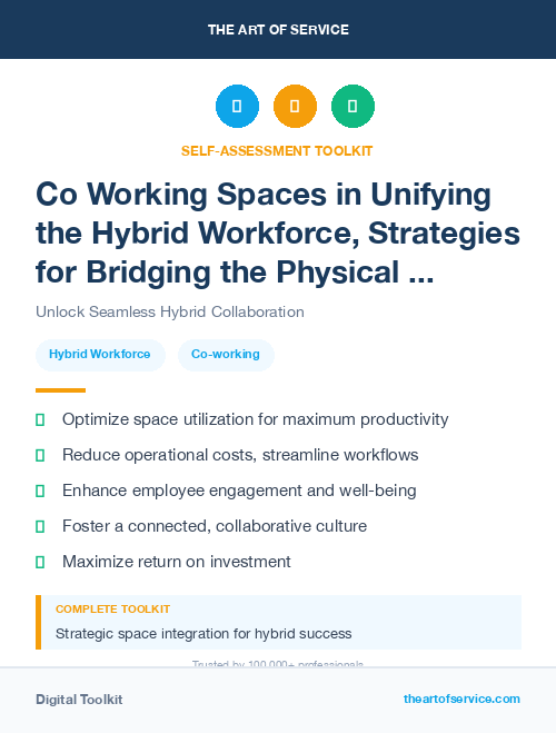 Co Working Spaces in Unifying the Hybrid Workforce, Strategies for Bridging the Physical and Digital Divide