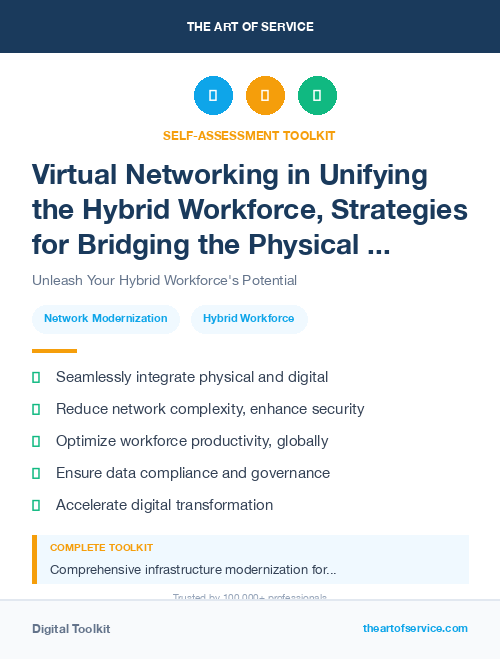 Virtual Networking in Unifying the Hybrid Workforce, Strategies for Bridging the Physical and Digital Divide