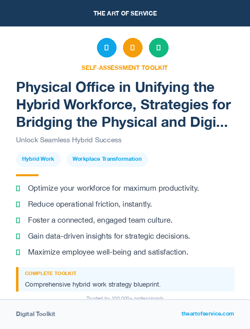 Physical Office in Unifying the Hybrid Workforce, Strategies for Bridging the Physical and Digital Divide