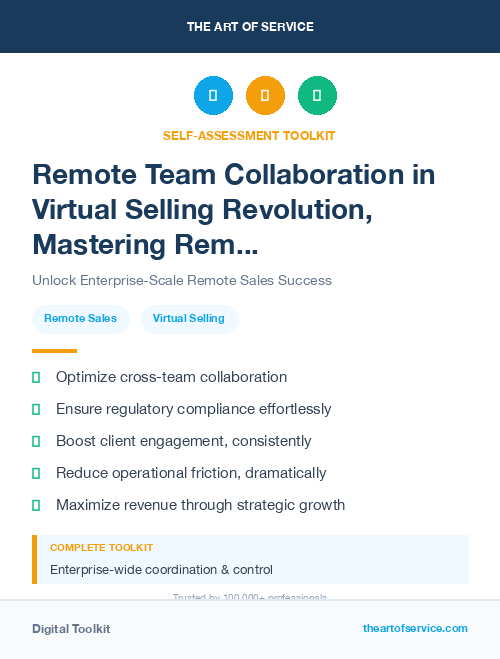Remote Team Collaboration in Virtual Selling Revolution, Mastering Remote Communications and Closing Deals Online