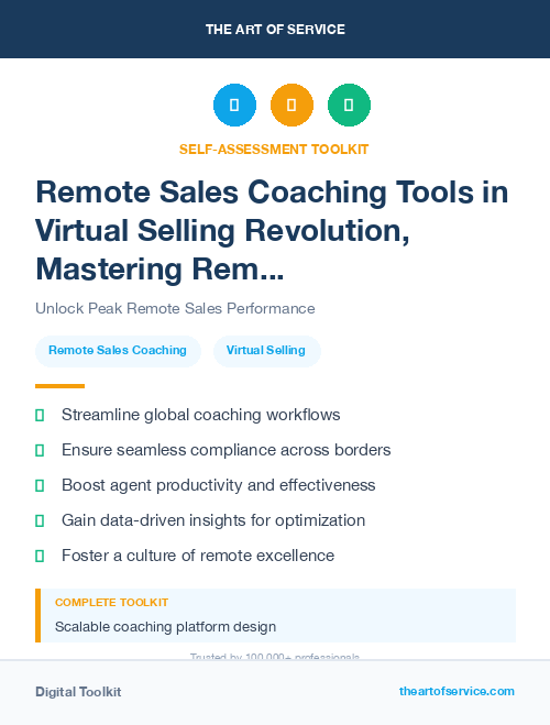 Remote Sales Coaching Tools in Virtual Selling Revolution, Mastering Remote Communications and Closing Deals Online