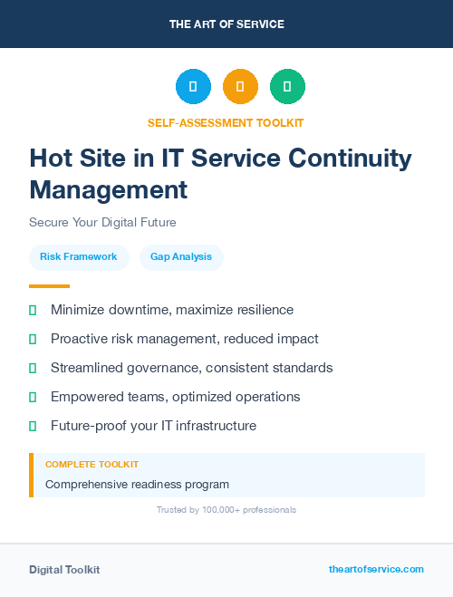 Hot Site in IT Service Continuity Management