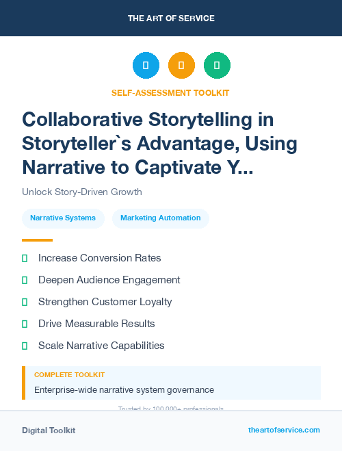 Collaborative Storytelling in Storyteller`s Advantage, Using Narrative to Captivate Your Audience and Sell More