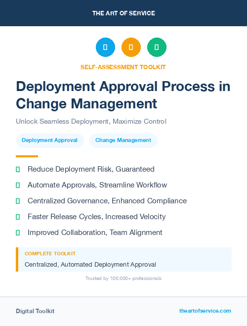Deployment Approval Process in Change Management