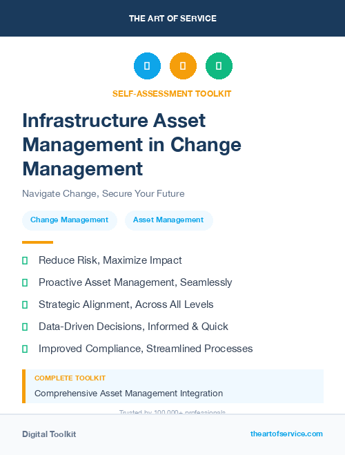 Infrastructure Asset Management in Change Management