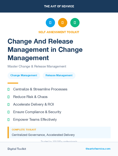 Change And Release Management in Change Management