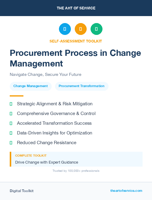 Procurement Process in Change Management