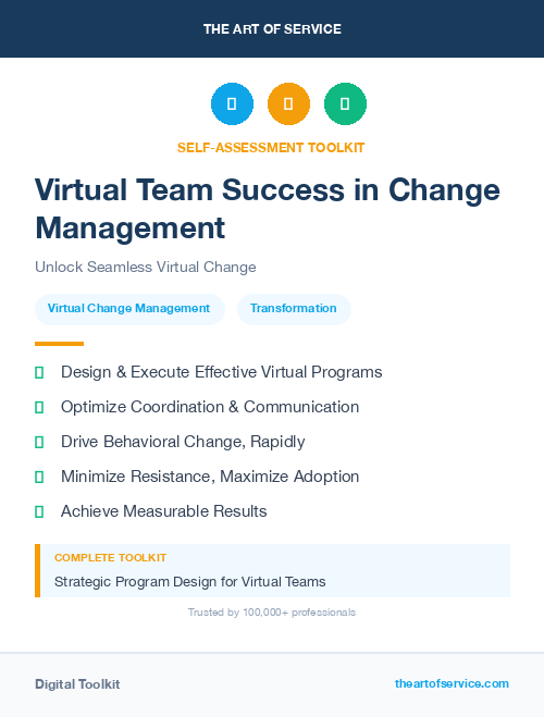 Virtual Team Success in Change Management