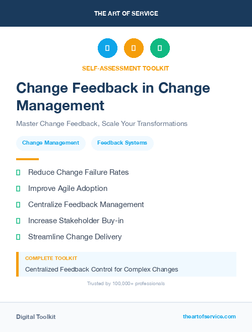 Change Feedback in Change Management