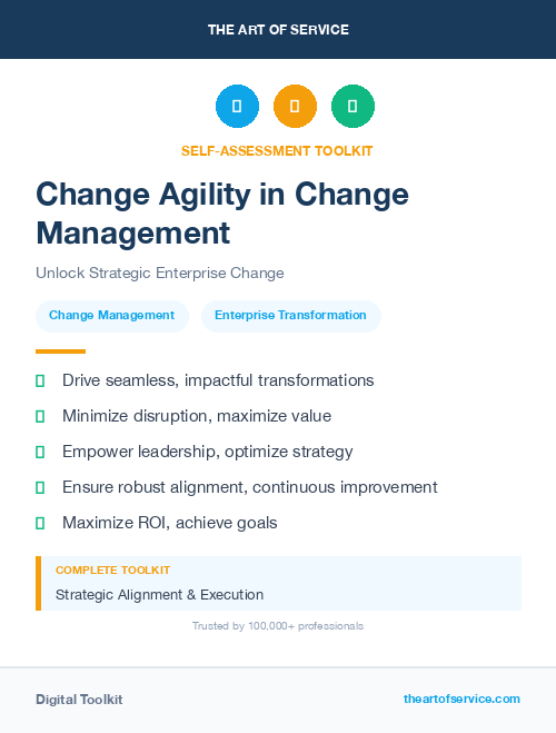 Change Agility in Change Management