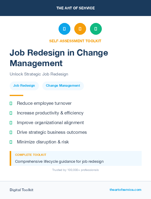Job Redesign in Change Management