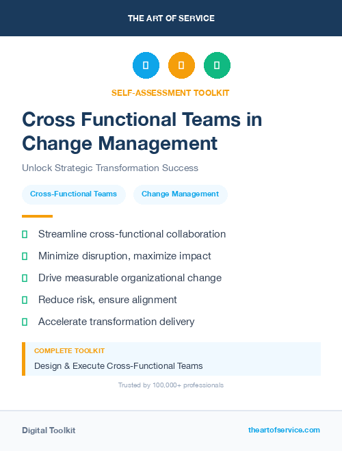 Cross Functional Teams in Change Management