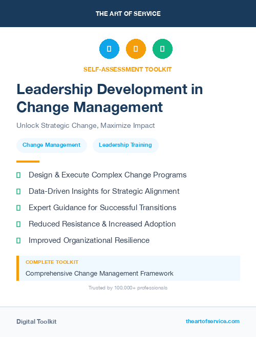 Leadership Development in Change Management