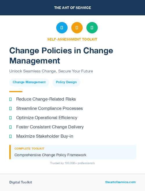 Change Policies in Change Management