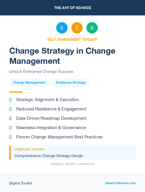 Change Strategy in Change Management