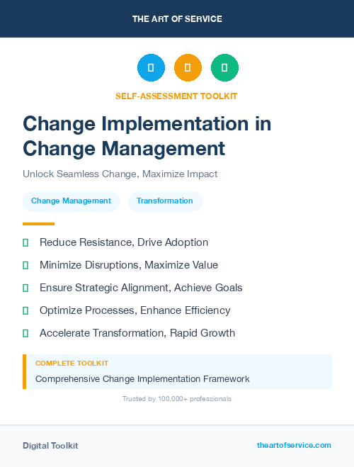 Change Implementation in Change Management