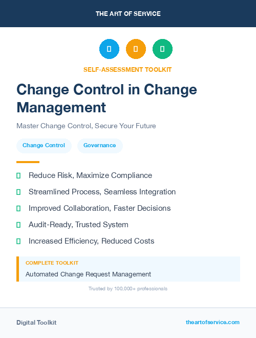 Change Control in Change Management