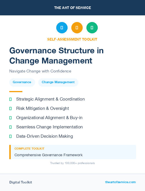 Governance Structure in Change Management