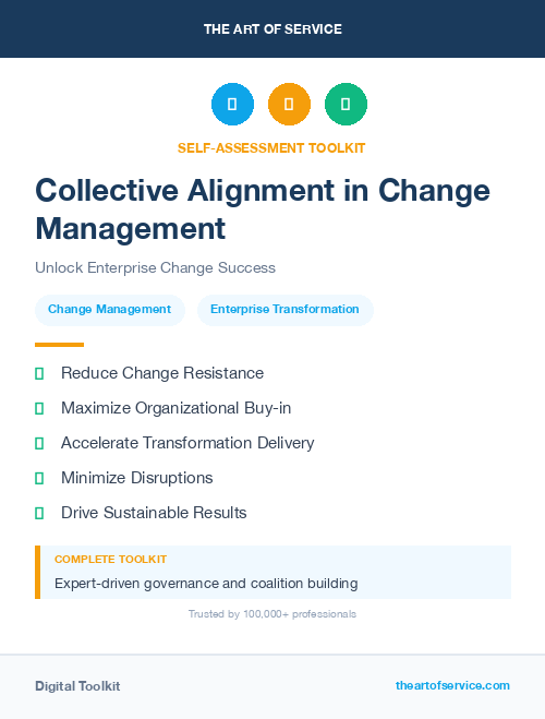 Collective Alignment in Change Management